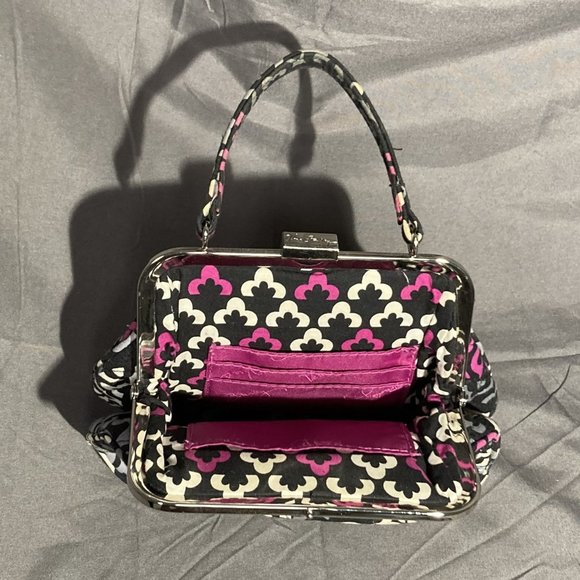 2 Vera Bradley Canterberry Bags. Tote with Change Purse Attachment + Mini Purse - Picture 10 of 12